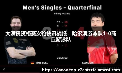 大满贯资格赛次轮快讯战报:哈尔滨游泳队1-0商丘游泳队